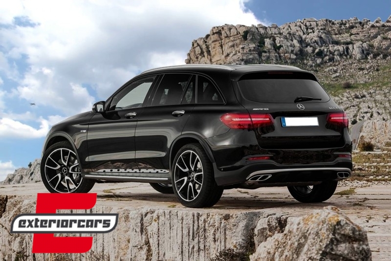 Nastavci auspuha AMG Sport dizajn / Mercedes GLC 45 X253 C253 GLE SUV W166 Coupe C292 450 C-klasa W205 C43, TY-GLE450