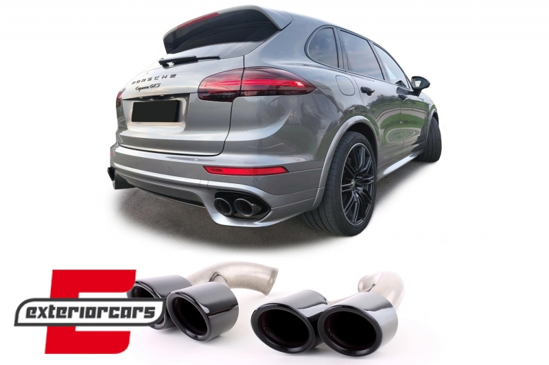 Nastavci auspuha GTS dizajn (piano crna) / Porsche Cayenne 92A Facelift (10/2014-2017), 37497