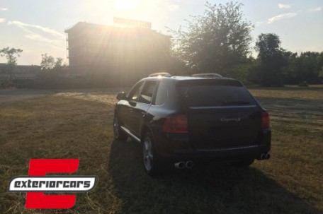 Nastavci auspuha GTS dizajn (srebrna) / Porsche Cayenne 92A V6 V8 Benzin (05.2010-09.2014), TY-D054