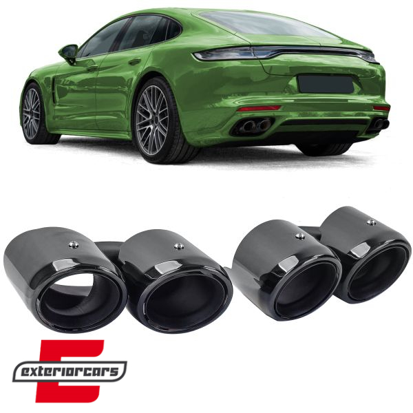 Nastavci auspuha GTS Sport optik (piano crna) / Porsche Panamera 971 (2016-2023), 41725