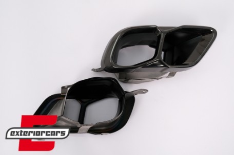Nastavci auspuha M Sport dizajn (crna) / BMW X5 G05 X6 G06 X7 G07 M paket (2018-), ESBMG05X5