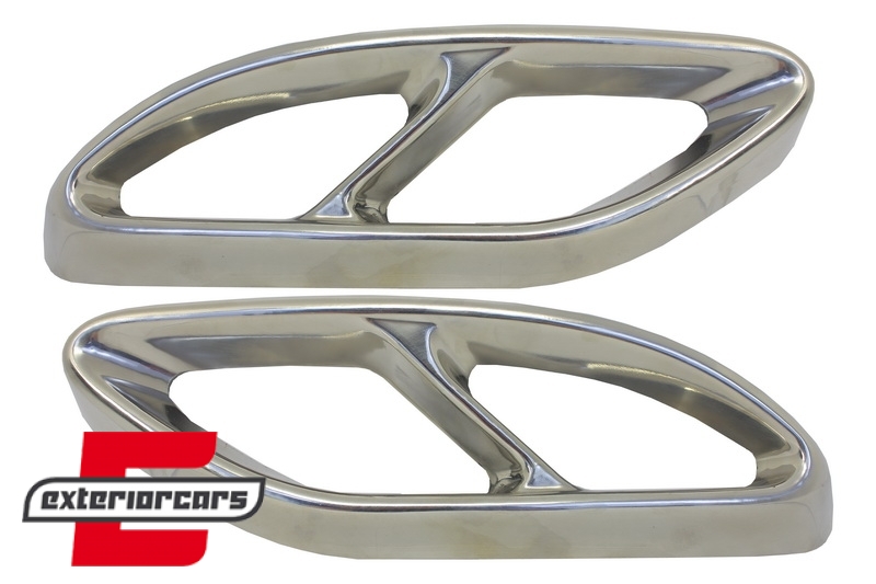 Nastavci auspuha - poklopci AMG Sport dizajn (chrome) / Mercedes C-klasa W205 S65 E65 GLE W166 X166 GLC W253, MTMBAMG