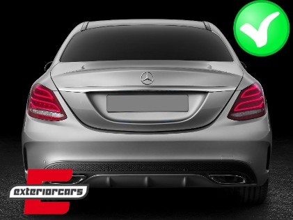 Nastavci auspuha - poklopci Sport AMG dizajn (crna) / MERCEDES C-klasa W205 S65 E65 GLE W166 X166 GLC W253, MTMBAMGB