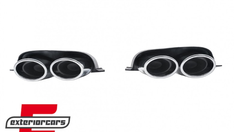 Nastavci auspuha R dizajn (chrome) / VW Golf 7 7.5 (2012-2020), TY-VWG75RC