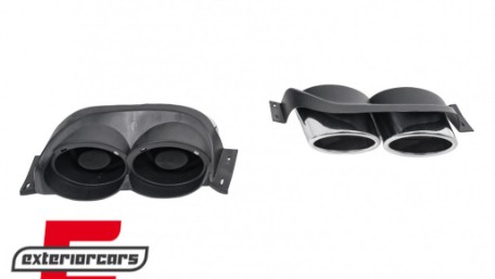 Nastavci auspuha R dizajn (chrome) / VW Golf 7 7.5 (2012-2020), TY-VWG75RC