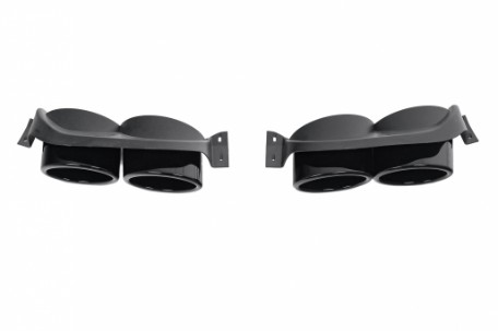 Nastavci auspuha R dizajn (crna) / VW Golf 7 7.5 (2012-2020), TY-VWG75RB
