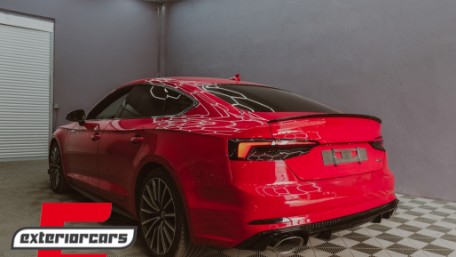 Nastavci auspuha RS dizajn (chrome) / Audi A4 B9 (2016-2019) A5 F5 (2017-2019), TY-AUA4B9