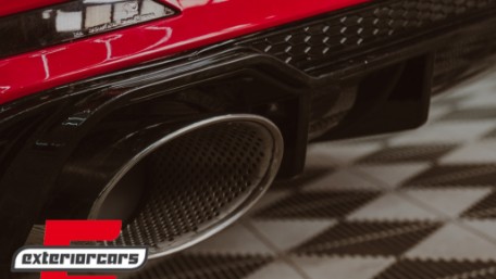Nastavci auspuha RS dizajn (chrome) / Audi A4 B9 (2016-2019) A5 F5 (2017-2019), TY-AUA4B9