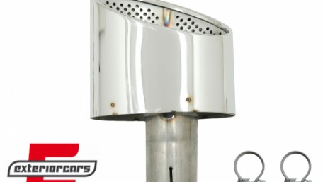 Nastavci auspuha RS dizajn (chrome) / Audi A4 B9 (2016-2019) A5 F5 (2017-2019), TY-AUA4B9