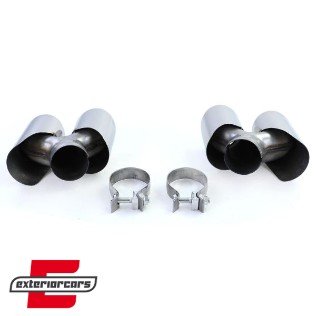 Nastavci auspuha S optik (chrome) / Porsche 911 991.2 (2015-2019), 41666