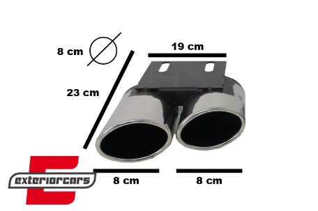 Nastavci auspuha S3 dizajn / AUDI A3 8V Limuzina Sportback Coupe (2012-2019), TY-AUA3F