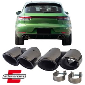 Nastavci auspuha Sport S optik (piano crna) / Porsche Macan (2018-2023), 42341