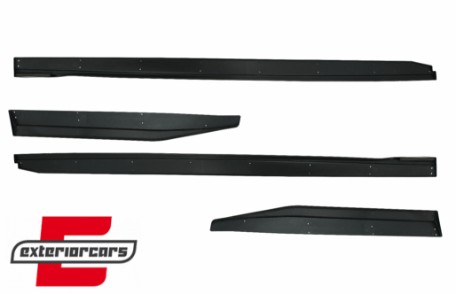 Nastavci pragova GT 500 dizajn (crna) / Ford Mustang Mk6 VI (2015-2020), SSFMUGT