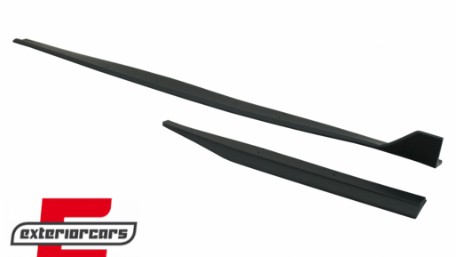 Nastavci pragova GT 500 dizajn (crna) / Ford Mustang Mk6 VI (2015-2020), SSFMUGT