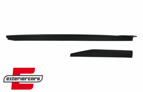 Nastavci pragova GT 500 dizajn (crna) / Ford Mustang Mk6 VI (2015-2020), SSFMUGT