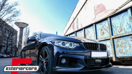 Nastavci pragova M-Performance dizajn (crna) / BMW serije 4 F32 Coupe F33 Cabrio F36 Gran Coupe, SSLBMF32MPBF