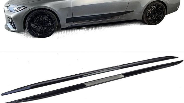 Nastavci pragova M Performance dizajn (piano crna) / / BMW serije 4 G22 G23 coupe cabrio (2020-), 42319SET