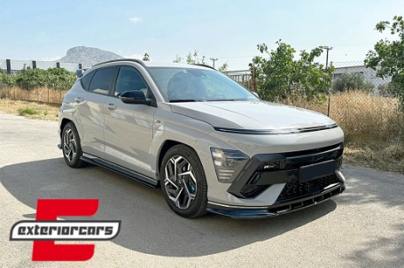 Nastavci pragova (piano crna) / Hyundai Kona N-Line Mk2 (2023-), SSHYKMK2
