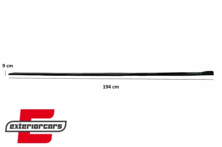 Nastavci pragova (piano crna) / Mercedes A-klasa W176 Sport Line A45 Hatchback (2012-2018), SSLMBW176