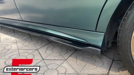 Nastavci pragova (piano crna) / Mercedes A-klasa W176 Sport Line A45 Hatchback (2012-2018), SSLMBW176