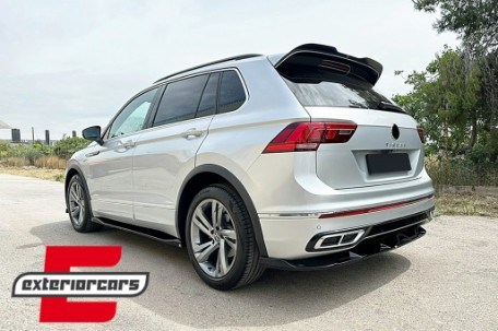 Nastavci pragova (piano crna) / VW Tiguan II Mk2 R / R Line Facelift (2020-2023), SSVWTIRL