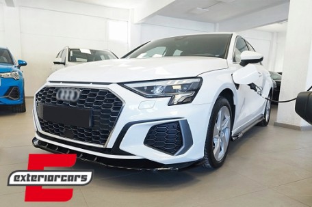 Nastavci pragova RS3 dizajn (piano crna) / Audi A3 8Y (2020-2024) Limuzina Sportback, SSAUA38Y