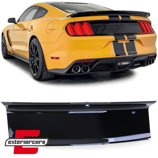 Obloga za poklopac prtljažnika GT look (piano crna) / Ford Mustang 6 Coupe Cabrio (2015-2017), 41498