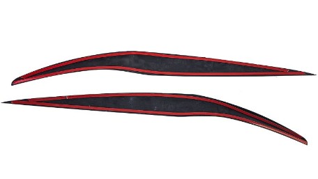 Obrve (piano crna) / Ford Fiesta Mk7 Facelift (2012-2017), 43146