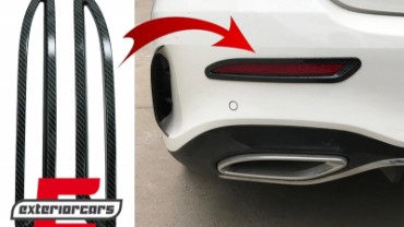 Okvir reflektirajućeg svjetla (Carbon) / Mercedes A-klasa V177 limuzina AMG Line (2018-), RFCVMBW177