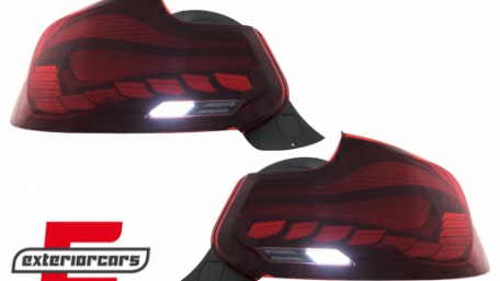 OLED Full LED stražnja svjetla SEQ žmigavci (crvena) / BMW serije 2 F22 F23 M2 F87 (2013-2021), LDBML1