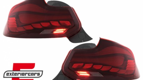 OLED Full LED stražnja svjetla SEQ žmigavci (crvena) / BMW serije 2 F22 F23 M2 F87 (2013-2021), LDBML1