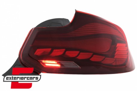 OLED Full LED stražnja svjetla SEQ žmigavci (crvena) / BMW serije 2 F22 F23 M2 F87 (2013-2021), LDBML1