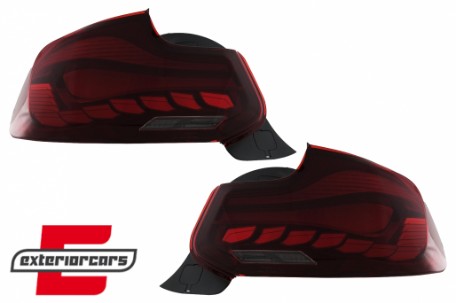 OLED Full LED stražnja svjetla SEQ žmigavci (crvena) / BMW serije 2 F22 F23 M2 F87 (2013-2021), LDBML1