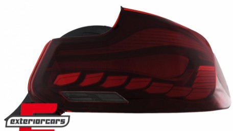 OLED Full LED stražnja svjetla SEQ žmigavci (crvena) / BMW serije 2 F22 F23 M2 F87 (2013-2021), LDBML1