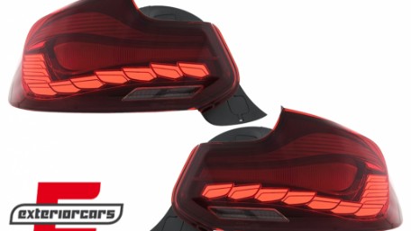 OLED Full LED stražnja svjetla SEQ žmigavci (crvena) / BMW serije 2 F22 F23 M2 F87 (2013-2021), LDBML1
