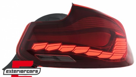 OLED Full LED stražnja svjetla SEQ žmigavci (crvena) / BMW serije 2 F22 F23 M2 F87 (2013-2021), LDBML1