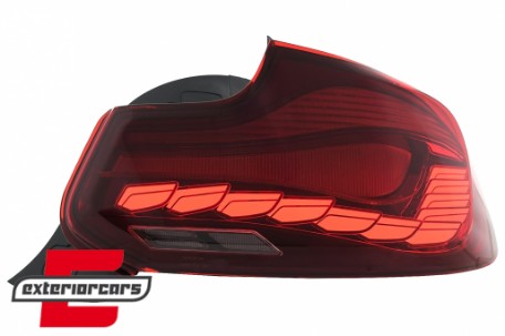 OLED Full LED stražnja svjetla SEQ žmigavci (crvena) / BMW serije 2 F22 F23 M2 F87 (2013-2021), LDBML1