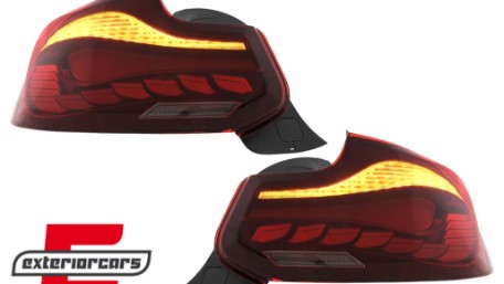 OLED Full LED stražnja svjetla SEQ žmigavci (crvena) / BMW serije 2 F22 F23 M2 F87 (2013-2021), LDBML1