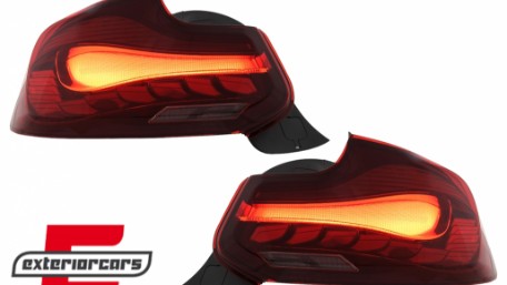 OLED Full LED stražnja svjetla SEQ žmigavci (crvena) / BMW serije 2 F22 F23 M2 F87 (2013-2021), LDBML1