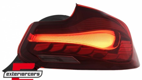 OLED Full LED stražnja svjetla SEQ žmigavci (crvena) / BMW serije 2 F22 F23 M2 F87 (2013-2021), LDBML1