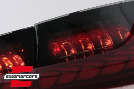 OLED full LED stražnja svjetla SEQ žmigavci (crvena) / BMW serije 3 G20 G28 M3 G80 limuzina (2018-2022), TLBMG20LED