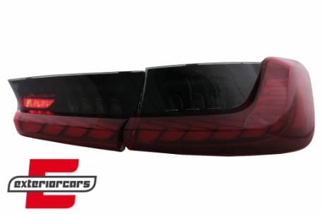 OLED full LED stražnja svjetla SEQ žmigavci (crvena) / BMW serije 3 G20 G28 M3 G80 limuzina (2018-2022), TLBMG20LED