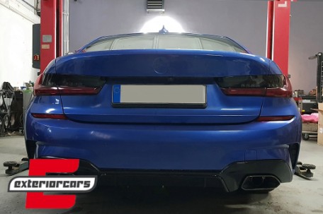 OLED full LED stražnja svjetla SEQ žmigavci (crvena) / BMW serije 3 G20 G28 M3 G80 limuzina (2018-2022), TLBMG20LED