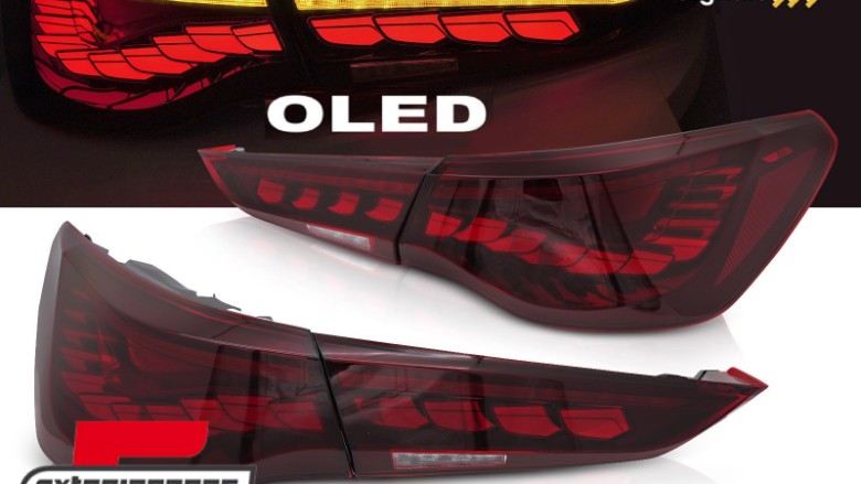 OLED full LED stražnja svjetla SEQ žmigavci (crvena) / BMW serije 4 G22 G23 (2020-), LDBML9