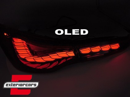 OLED full LED stražnja svjetla SEQ žmigavci (crvena) / BMW serije 4 G22 G23 (2020-), LDBML9