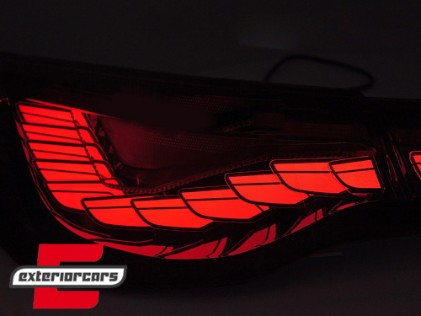 OLED full LED stražnja svjetla SEQ žmigavci (crvena) / BMW serije 4 G22 G23 (2020-), LDBML9