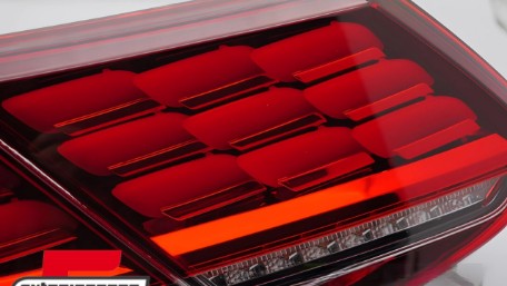 OLED Full LED stražnja svjetla SEQ žmigavci (crvena) / Mercedes C-klasa C205 Coupe (2014-2021), LDMEF7