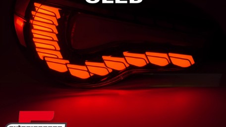 OLED Full LED stražnja svjetla SEQ žmigavci (crvena) / Toyota GT86 (2012-2021), LDTO49
