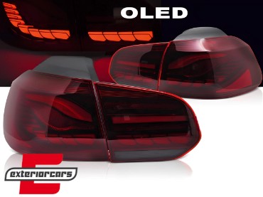 OLED Full LED stražnja svjetla SEQ žmigavci (crvena) / VW Golf 6 VI (2008-2013), TLVWG6LED