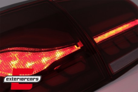 OLED Full LED stražnja svjetla SEQ žmigavci (crvena) / VW Golf 6 VI (2008-2013), TLVWG6LED